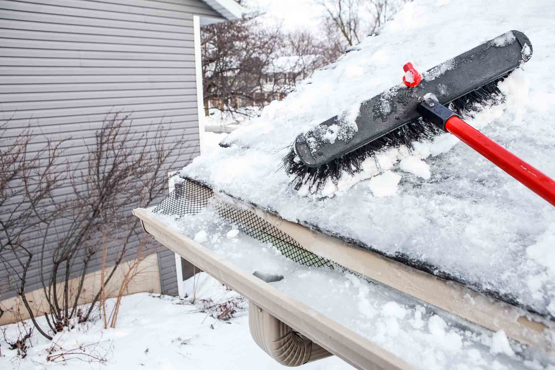 Winter snow removal crews clearing Utah properties